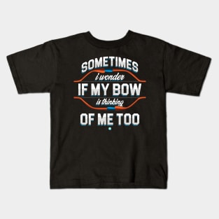 Funny Bow Hunting Gift Kids T-Shirt